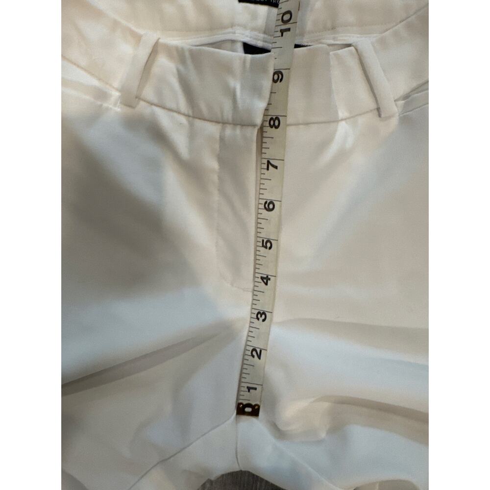 Worthington Curvy Fit Perfect Trouser Lined White Pants Women's Size 6P - Picture 7 of 12